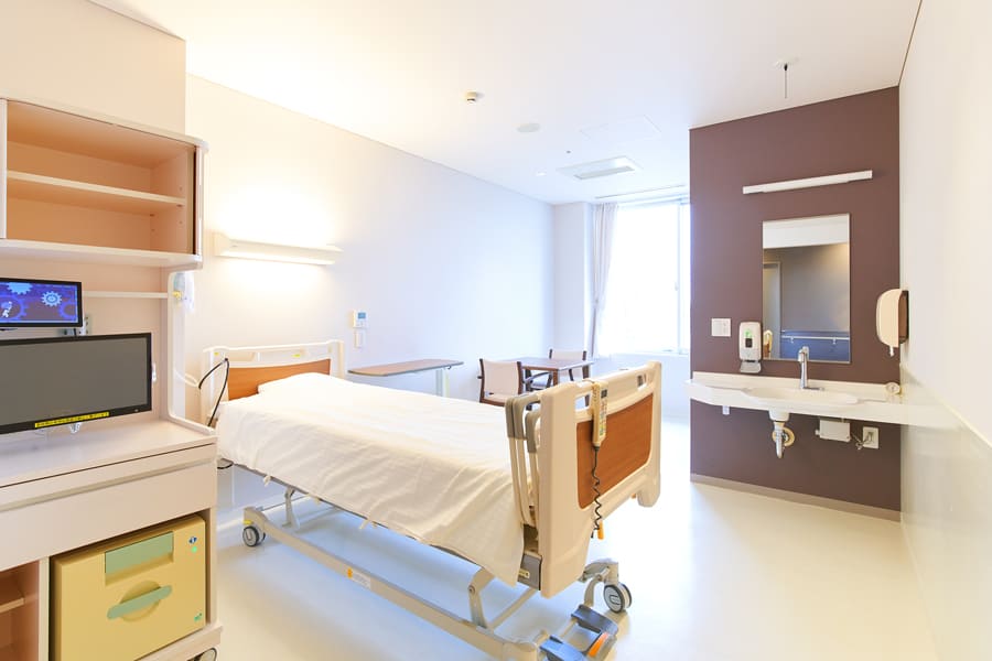 杏林大学医学部付属病院の診療室